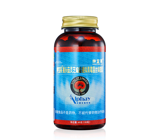绅宝莱&reg;猴头菇灵芝蝙蝠蛾拟青霉菌丝体胶囊